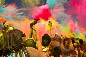 The London Holi One World Festival will see attendees covered in colourful hues 
